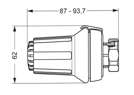 DANFOSS RAS-CK 013G5025 - rozmery